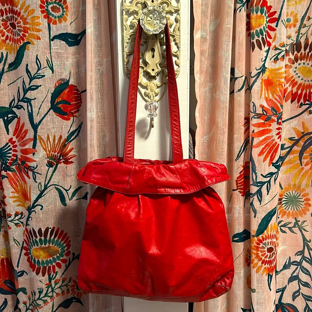 Scarlet Anthropologie Purse